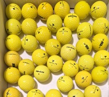 100 TOPFLITE Yellow Mix 5A/4A Near Mint Used Golf Balls