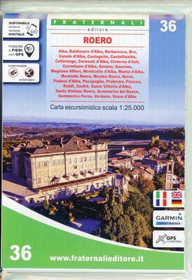 aavv Roero (Map) wandelkaart (UK IMPORT)