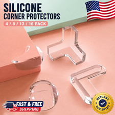 Silicone Corner Protector Soft Table Edge Guard Baby Safety Proofing 4 8 12 16x
