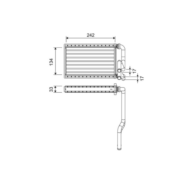 WäRmetauscher Innenraumheizung Valeo 811578-image