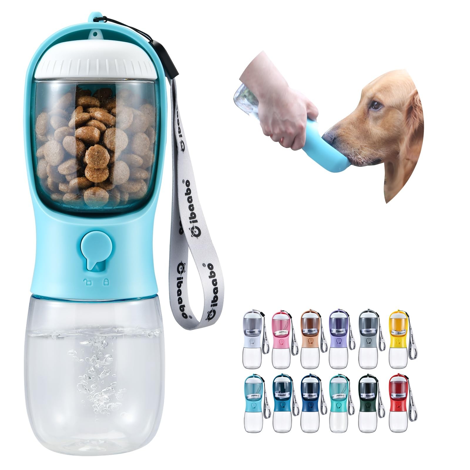 Container, Travel Puppy Water Bowl, Portable Pet D...