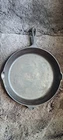 VTG # 14 Cast Iron Skillet LARGE Frying Pan Antique Unmarked BSR PAN