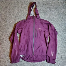 Gore Bike Wear Gore-Tex Cycling Jacket Women's Size XL Purple Back Pocket
