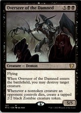 Overseer of the Damned R Commander: Innistrad: Midnight Hunt 127 NM MTG x1