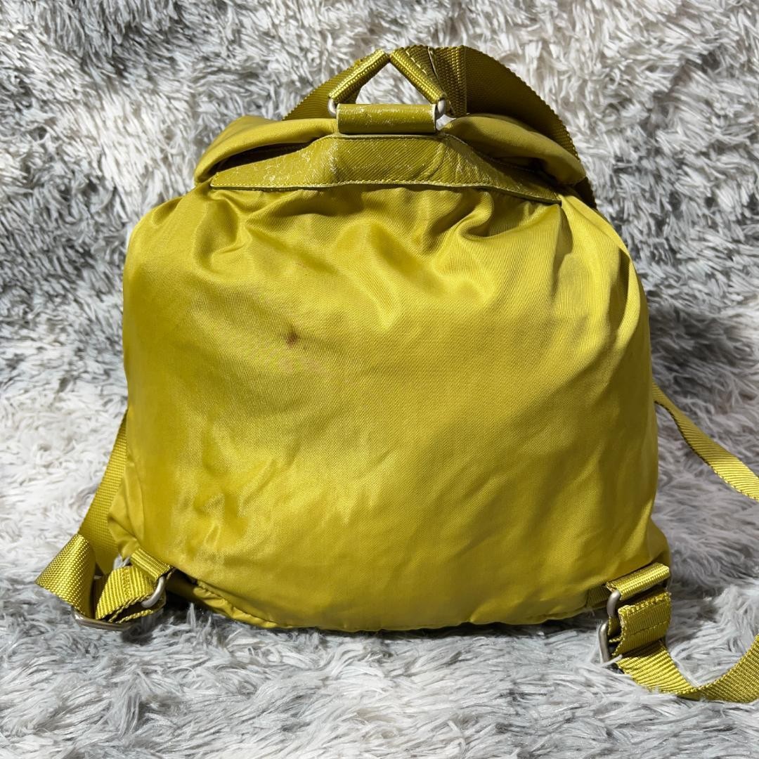 PRADA Backpack Nylon Triangle Plate from japan thumbnail 6