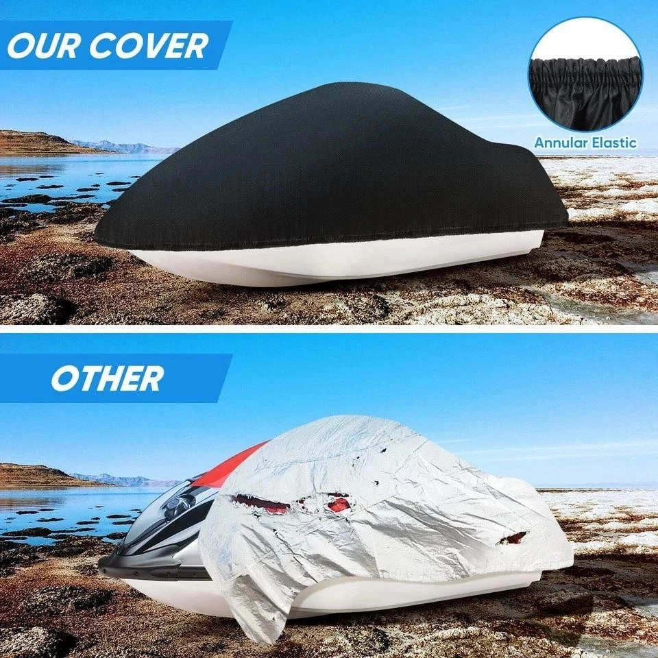 Capa protetora à prova d'água Jet Ski 135-145" compatível com Yamaha WaveRunner FX Cruiser SVHO - Imagem 4 de 4