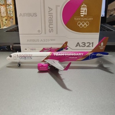 1:400 JC Wings Wizz Air Airbus A321neo Passenger Plane Diecast Aircraft Model