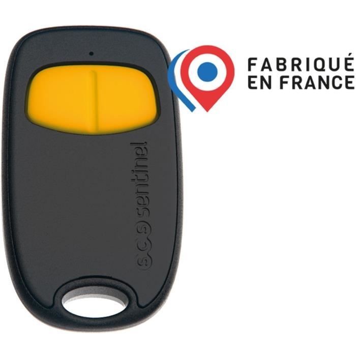 Telecomando SCS Sentinel SimplyControl Giallo | 2 Canali 433,92 MHz