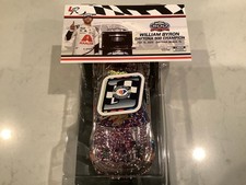 William Byron Autographed 2024 Chevy Daytona 500 Win Color Chrome Diecast & Card