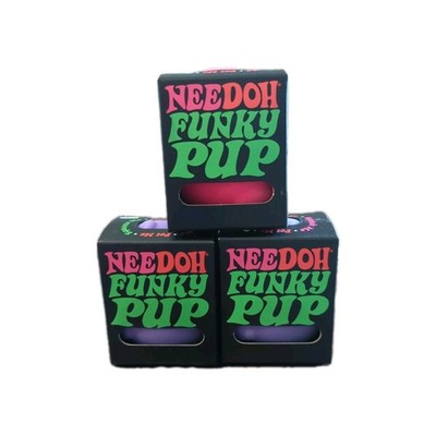 [3-Pack] NeeDoh | Funky Pup Squeeze Squish Fidget Toy