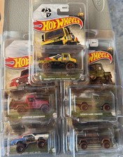 2023 Hot Wheels Mud Runners Off Road Truck Complete 5 Car Set - Exclusive Gdg44