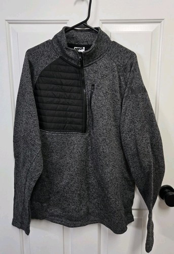 Maglione pullover NRA 1/2 zip tiro giacca uomo XL grigio caccia cacciatore - Foto 1 di 4