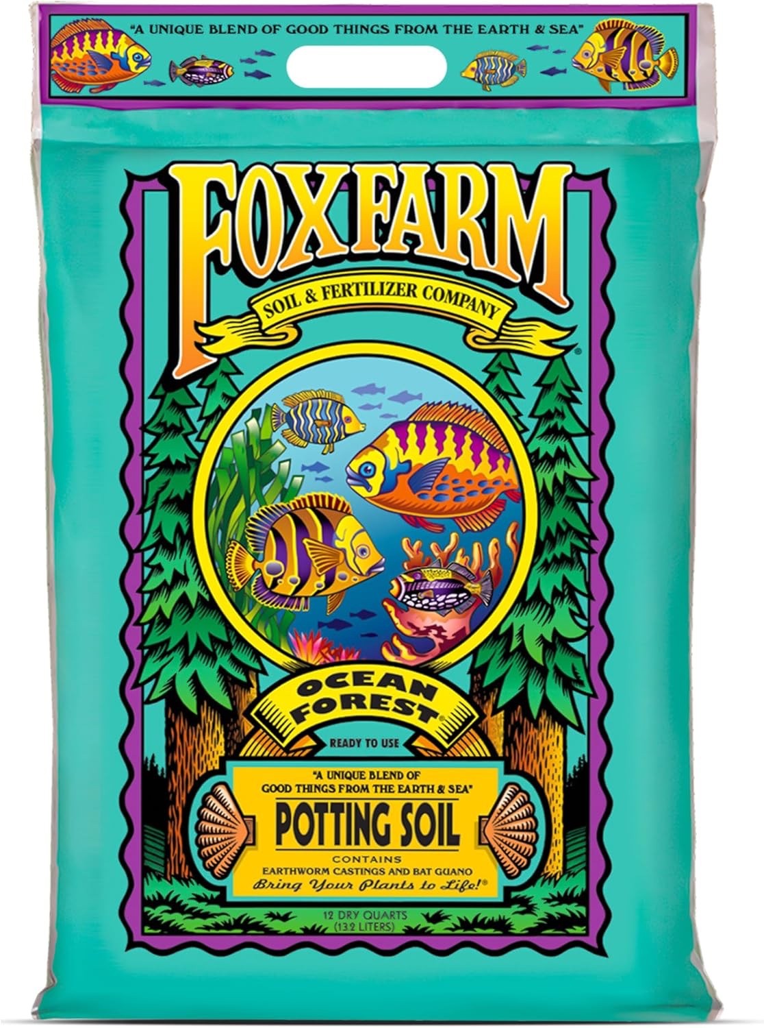 ⭐ 𝐁𝐄𝐒𝐓𝐒𝐄𝐋𝐋𝐄𝐑 FoxFarm Ocean Forest Potting Soil  - 12 Quarts