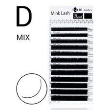 BL LASHES LASER MINK D CURL 0.10 MIX - BRAND NEW, NO PACKAGING