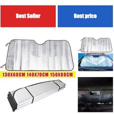 Car Windshield Sun Shade 140x70cm Foldable Anti-UV Window Cover