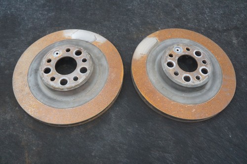 Set Rear Left Right Disc Brake Rotor 1420631-00-A Tesla Model S Plaid 2021-2023