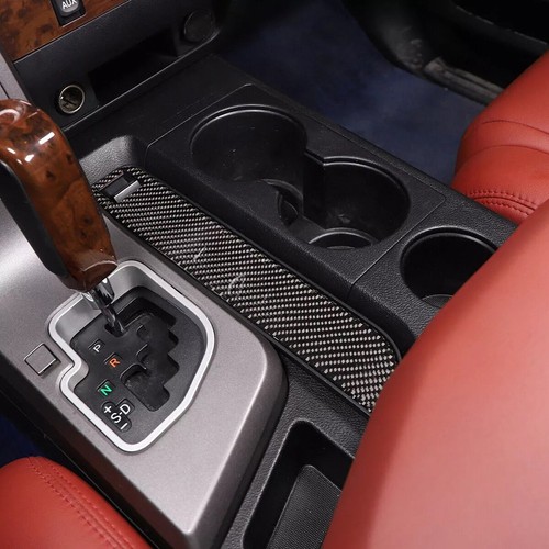 Carbon Fiber Console Trim Carbon Fiber Look Custom Fit Easy Installation - Picture 9 of 12
