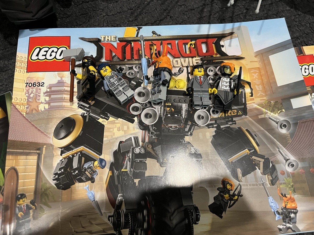 LEGO NINJAGO Movie Mech Lot w Minifigs: 70612, 70615, 70632, 70611
