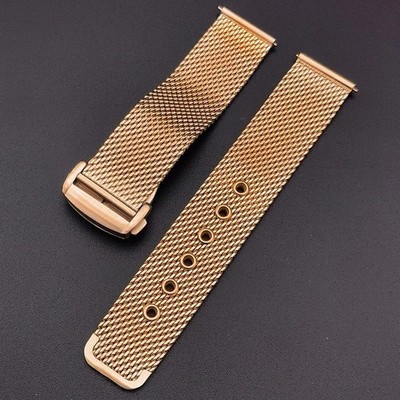 20mm Mesh Steel Strap For Omega Seamaster Diver 300m Watch Mate