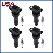 27301-2B100 Ignition Coil Pack With Spark Plug For Kia Rio 1.6L L4 2012-2019