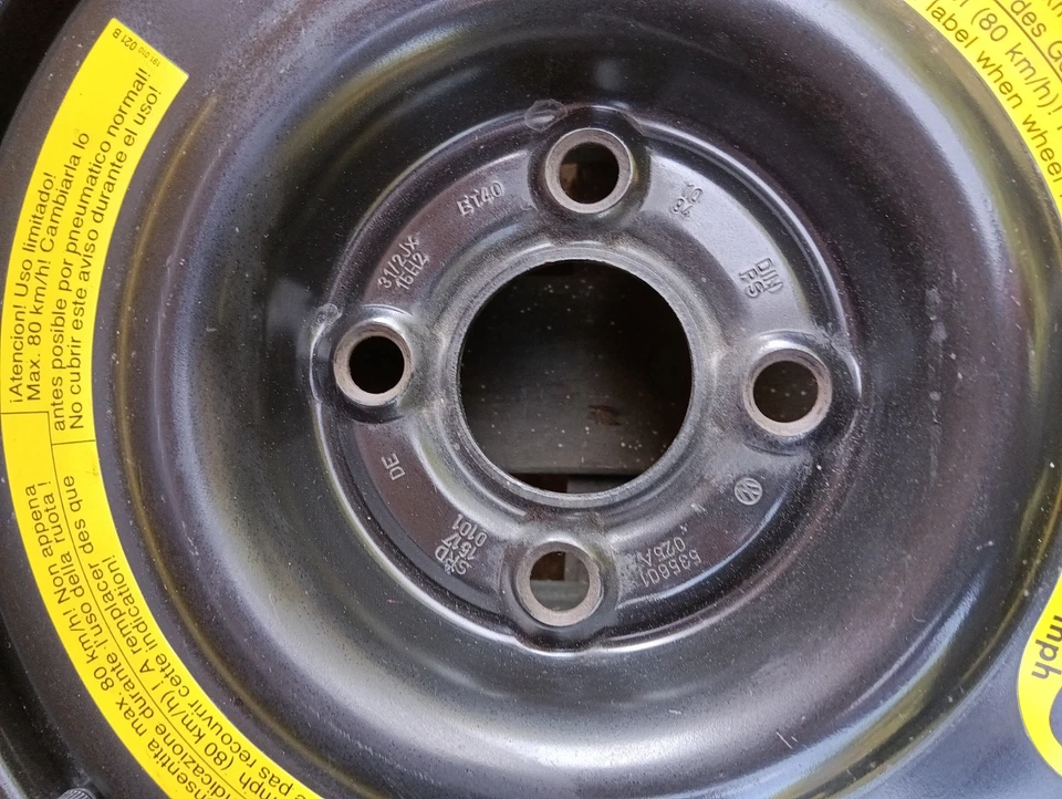 Original VW Golf GTI G60 Corrado Notrad 535601025A T125/70 R15 95M Firestone - Bild 2 von 4