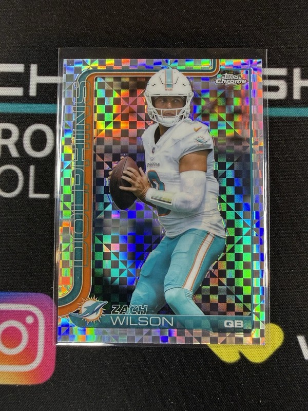 2025 Topps Chrome - Zach Wilson #189 X-Fractor