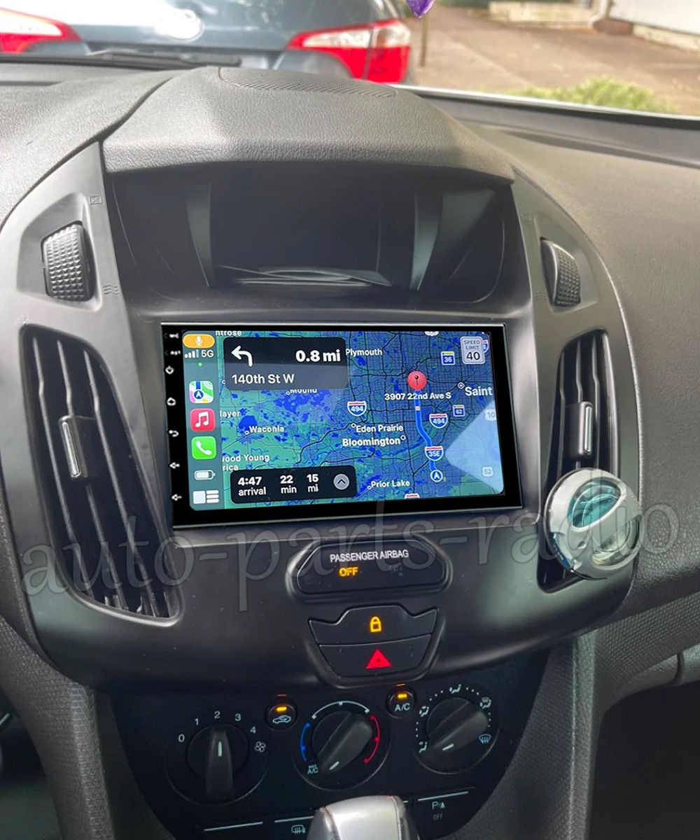 4G 64G Podofo 9 Autoradio per Ford Transit Tourio Custom Tourneo 2013-2018 Carplay Android Auto Bluetooth,Wifi GPS Navi HIFI/RDS/FM DSP,1280*720, Android 13 Radio 2 din con telecamera posteriore AHD