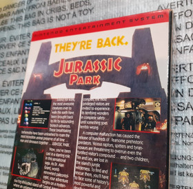 Jurassic Park Nintendo Nes   Ntsc/Usa Come Nuovo Completo  Originale 100%