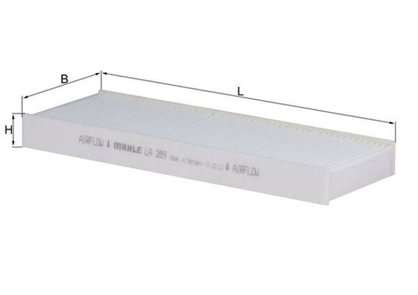 Innenraumfilter Mahle LA 289 Partikelfilter FüR Nissan Cabstar Pick D40 R51 D22-image