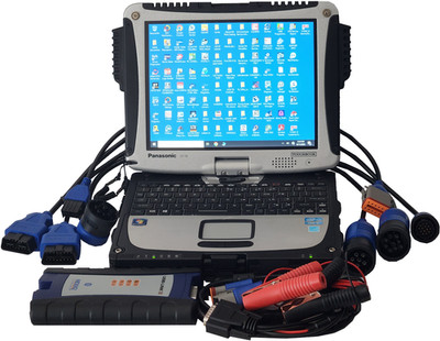 Diesel Laptop Diagnostic Scanner Cummins Mack CAT JPRO Navistar Detroit 16