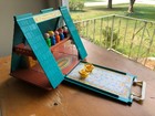 Vintage Fisher Price Little People Play Family A Frame House #990 People Chairs — photo 5
