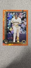 2025 Topps Update Series - Eric Haase #US30 Orange Holo Foil /25