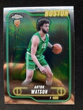2024-25 Topps Chrome #107 Anton Watson Rookie Boston Celtics
