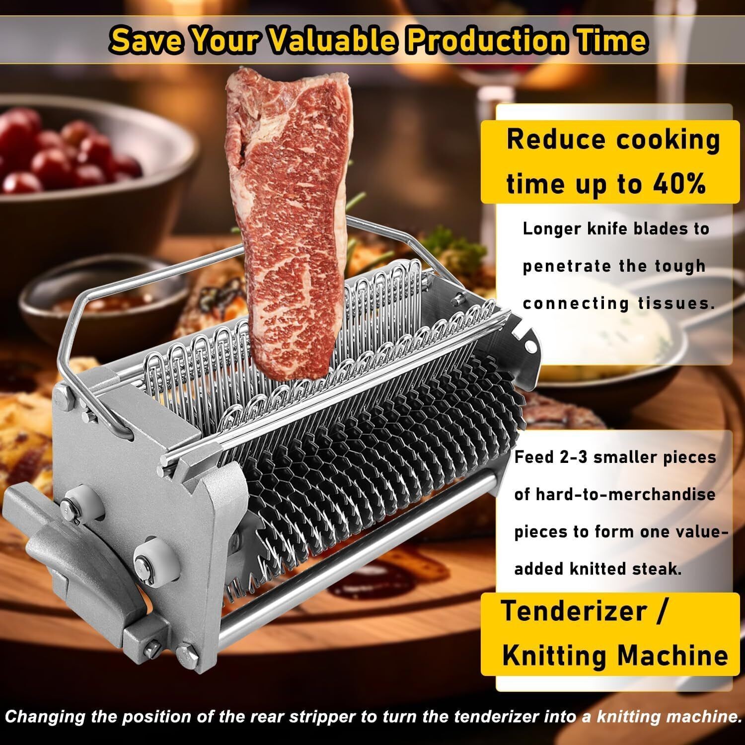 BIRO TENDERIZER Cradle Assembly Lift Out Unit for PRO 9 SIR Steak TA3130 W/Cover