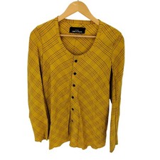 Used Tricot Comme Des Garcons Ad1993 90S 94Ss Check Wool Shirt Blouse Ladies