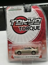 Greenlight 1:64 2001 Nissan Skyline GT-R R34 M-Spec Alloy Car Model Collection