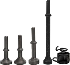 Air Hammer Attachments for Pneumatic Tools Air Chisel Bits 0.401" Shank +Spring