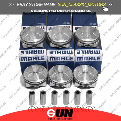 6Pcs Pistons & Rings STD Φ88mm NURAL for Mercedes-Benz E280 C300 GLK300 3.0L V6