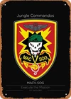 MACV SOG Us Military Units Retro Vintage Tin Metal Signs Home Décor 8x12