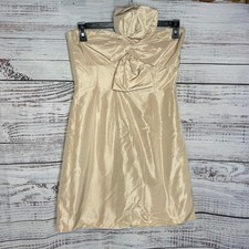 J. Crew 100% Silk Strapless Dress With Bow 8