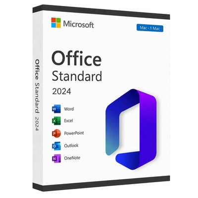 Office 2024 Standard für Mac macOS Key Vollversion | Sofort per E-Mail | DE