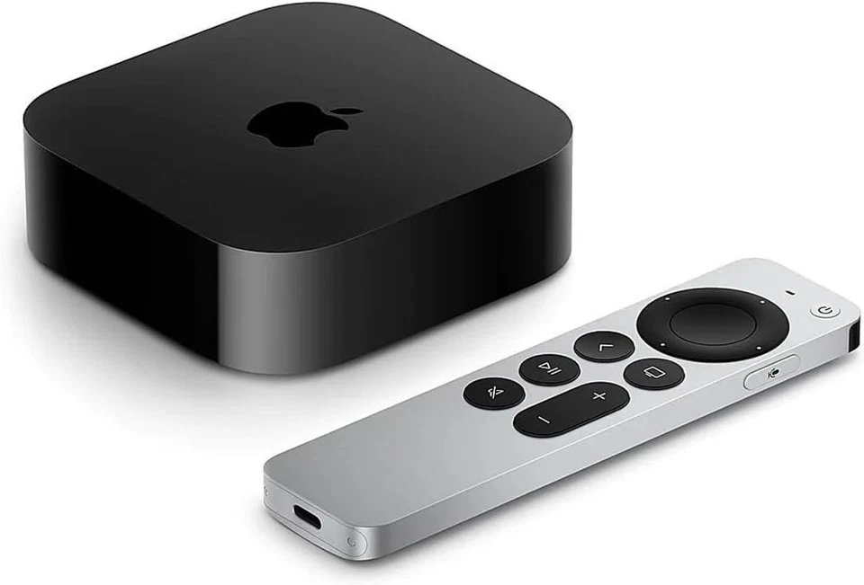 Apple TV 4K 3rd Gen. 64GB Media Streamer - Black, Wi-Fi MN873LL/A - Very Good
