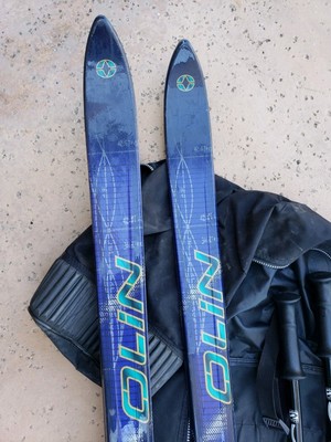 Olin Downhill 180cm DTV Ladies Skis w/ Salomon 600 Bindings Scott