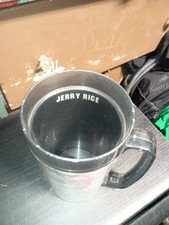 Team NFL Jerry Rice NFL Coffee Mug Plastic Printed Sports Collectible Multicolor