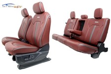 2018 - 2020 Ford F150 Super Duty Platinum Seats Set Dark Marsala Leather Oem
