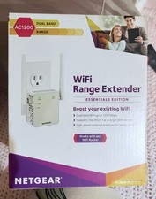 NETGEAR WiFi Range Extender AC1200 Dual Band Plug In Booster