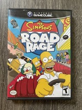 The Simpsons Road Rage Nintendo GameCube CIB Tested Black Label Manual Case