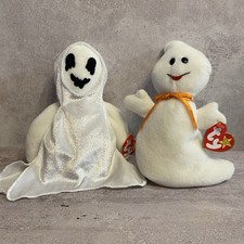 Ty Original Beanie Babies Set Of 2 Ghosts W Original Tags  Rare Find! 42