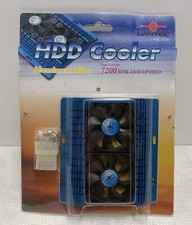 Vantec HDC-502A HDD Cooler Aluminum Alloy Twin Fan 7200 RPM Brand New