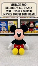 Vintage 2001 KELLOGGS CO. DISNEY WALT DISNEY WORLD MINNIE MOUSE MINI BEAN Cute